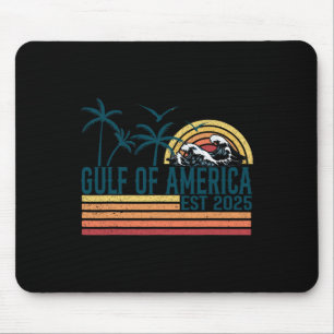 Alfombrilla De Ratón Playa Retro Vintage Del Golfo De Estados Unidos 20