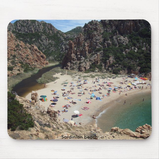 Alfombrilla De Ratón Playa sarda (Frente)