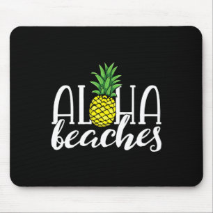Alfombrilla De Ratón Playas Aloha Fiesta de Soltera Hawaiana Piña