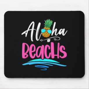 Alfombrilla De Ratón Playas Aloha Hawái Piña Hawaiana Playa Monada