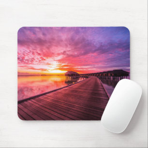 Alfombrilla De Ratón Playas tropicales   Maldives Sunset