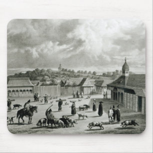 Alfombrilla De Ratón Plaza de San Carlos de Chiloe, 1835]