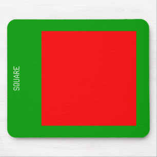 Alfombrilla De Ratón Plaza - Rojo y Verde