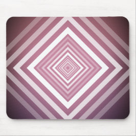 Alfombrilla De Ratón Plazas modernas de degradado rosa y blanco