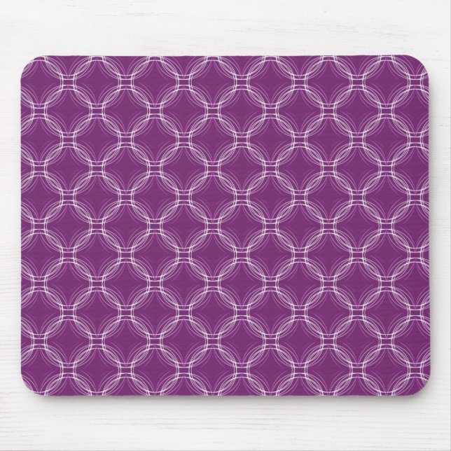 Alfombrilla De Ratón Plum Purple Uptown Elegance Mousepad (Frente)