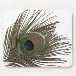 Alfombrilla De Ratón Pluma de pavo real
