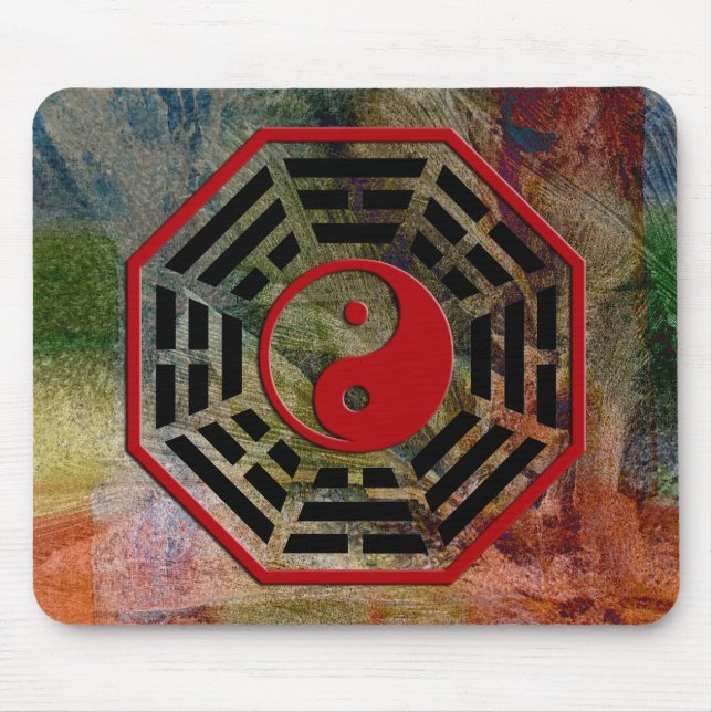 Alfombrilla De Ratón pluma y PaKua (Frente)