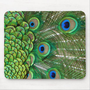 Alfombrilla De Ratón Plumas del pavo real