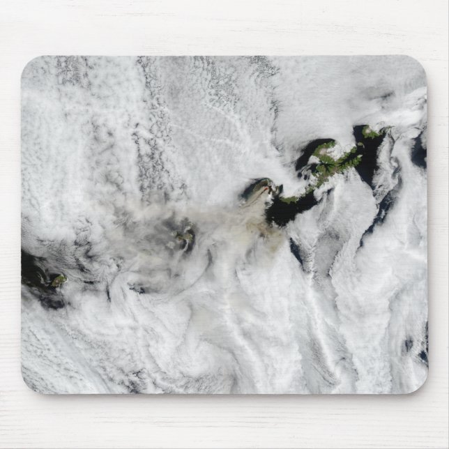 Alfombrilla De Ratón Plume del volcán Okmok, Islas Aleutianas 2 (Frente)