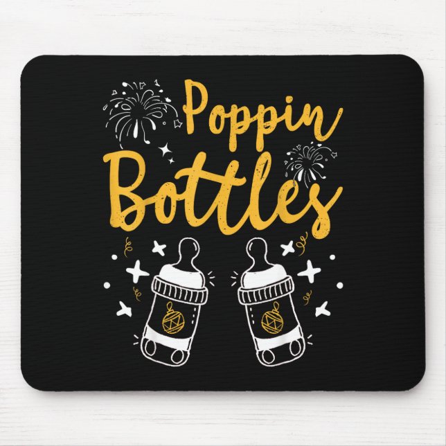 Alfombrilla De Ratón Pn Bottles For New Year Cu Er Nurse Christmas Baub (Frente)