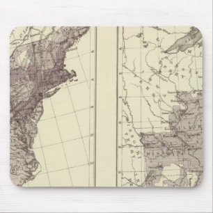 Alfombrilla De Ratón Población de EE.UU. 1830-1840