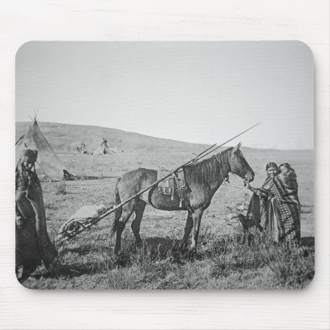 Alfombrilla De Ratón Población del Cree del nativo americano de Canadá (Frente)