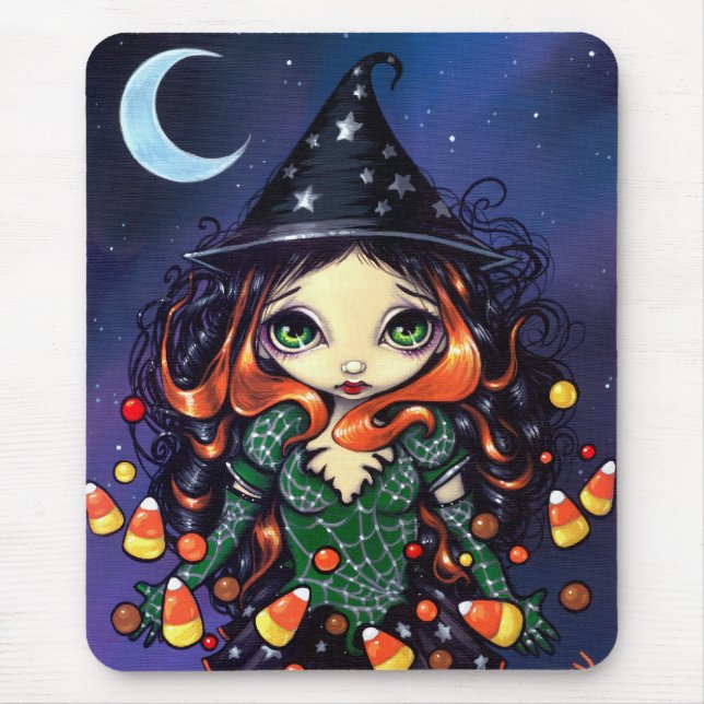 Alfombrilla De Ratón "Poca bruja" Mousepad del caramelo (Frente)