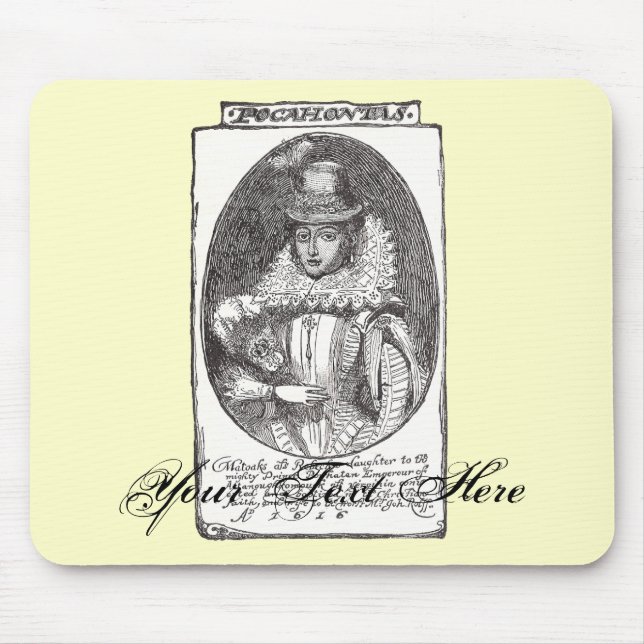 Alfombrilla De Ratón Pocahontas Mousepad (Frente)