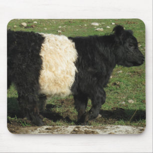 Alfombrilla De Ratón Poco becerro negro de Beltie