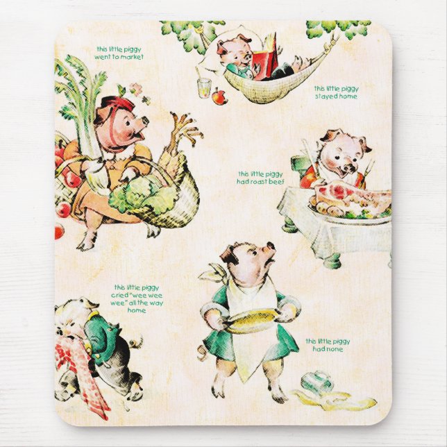 Alfombrilla De Ratón Poco Piggies Mousepad (Frente)