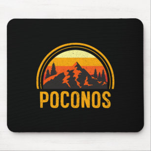 Alfombrilla De Ratón Poconos Pensilvania Pa Montañas Senderismo Recuerd