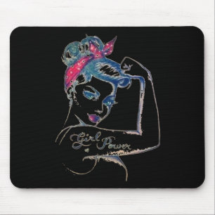 Alfombrilla De Ratón Podemos curarlo Rosie Riveter Chica de cáncer de m