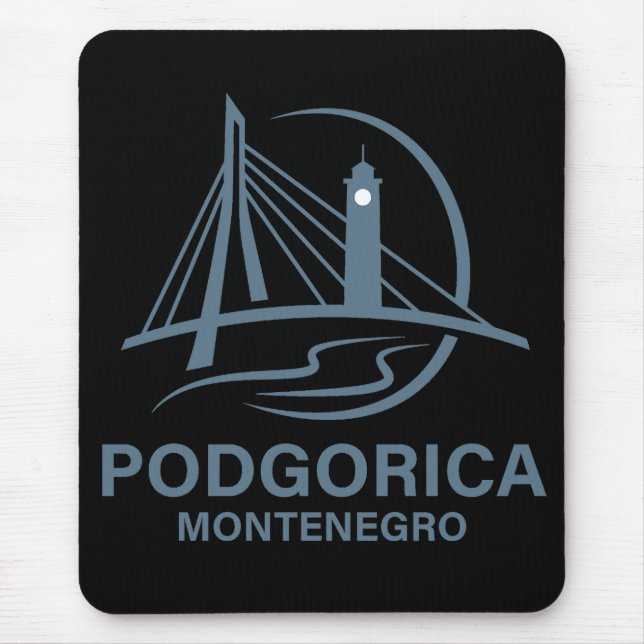 Alfombrilla De Ratón Podgorica Montenegro Europa (Frente)