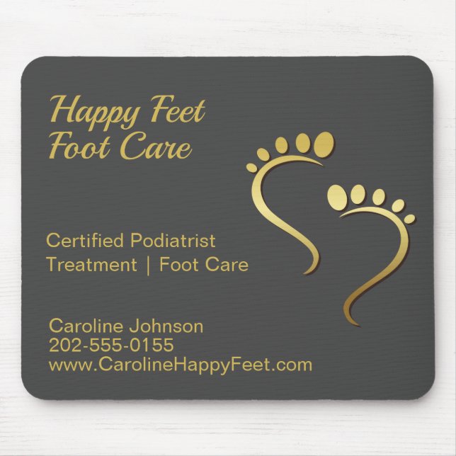 Alfombrilla De Ratón Podiatrista chiropodista Pedicure Foot Care (Frente)