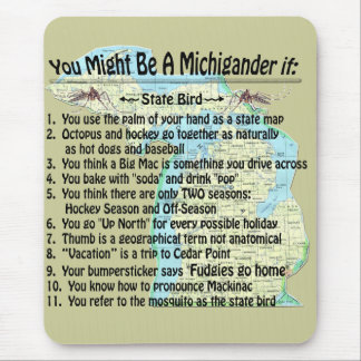 Alfombrilla De Ratón Podría Ser Un Michigander Si: