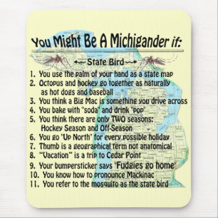 Alfombrilla De Ratón Podría Ser Un Michigander Si:
