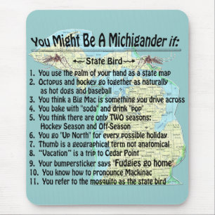 Alfombrilla De Ratón Podría Ser Un Michigander Si: