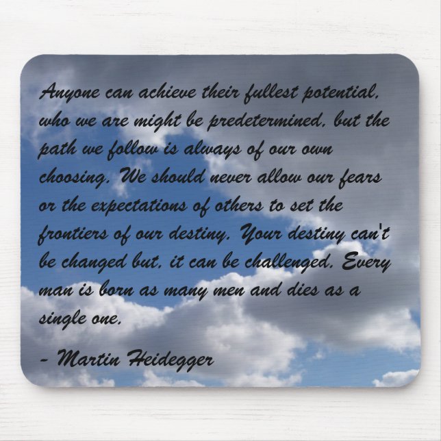 Alfombrilla De Ratón Poema hermoso (Frente)