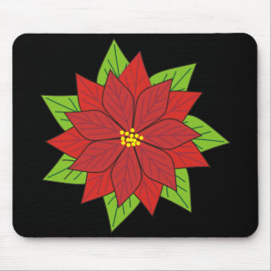 Alfombrilla De Ratón Poinsettia