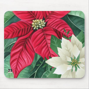 Alfombrilla De Ratón Poinsettia