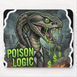 Alfombrilla De Ratón Poison Logic – Lies Profit Snake Politician
