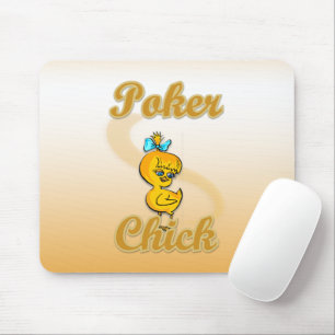 Alfombrilla De Ratón Poker Chick