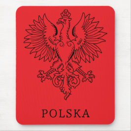 Alfombrilla De Ratón Poland's White Eagle Contemporary State Emblem 