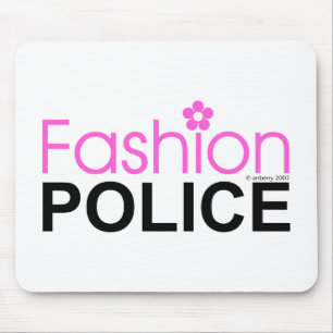 Alfombrilla De Ratón Policía de la moda