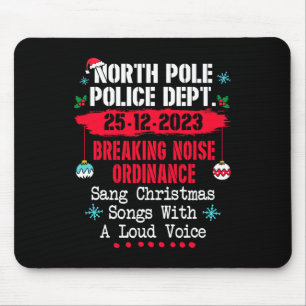 Alfombrilla De Ratón Policía del Polo Norte Decreto que rota la ordenan