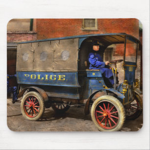 Alfombrilla De Ratón Policía - La furgoneta policial 1919