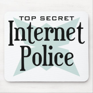 Alfombrilla De Ratón Policía secretísima de Intenet