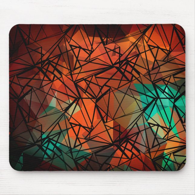 Alfombrilla De Ratón Polígono, pintura (Frente)