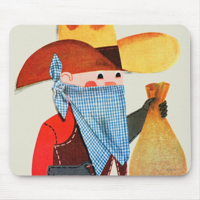 Alfombrilla De Ratón Polis y ladrones (Frente)