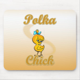 Alfombrilla De Ratón Polka Chick