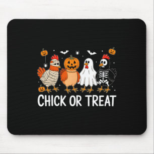 Alfombrilla De Ratón Pollito Divertido Calabaza de Halloween o Trato Ch