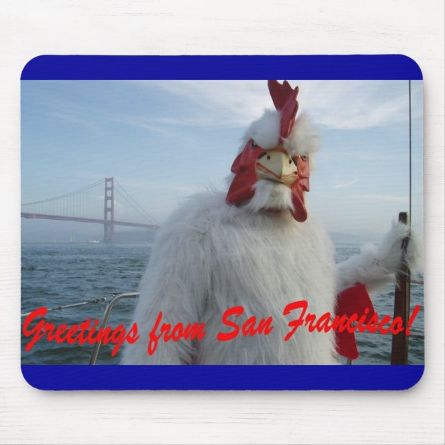 Alfombrilla De Ratón Pollo de San Francisco (Frente)