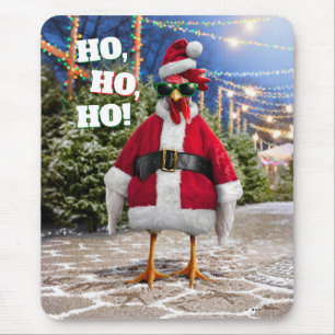 Alfombrilla De Ratón Pollo de Santa