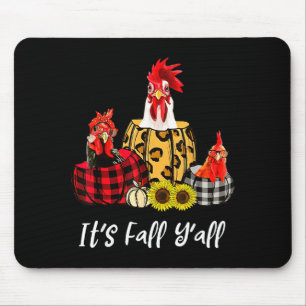 Alfombrilla De Ratón Pollo Es Otoño Todos Leopardo Calabaza Otoño Tha
