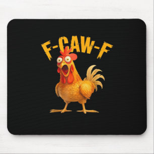 Alfombrilla De Ratón Pollo F-Caw-F Clásico Estilo Retro