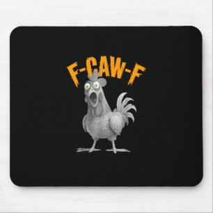 Alfombrilla De Ratón Pollo F-Caw-F divertido F-Caw-F Retro Clásico