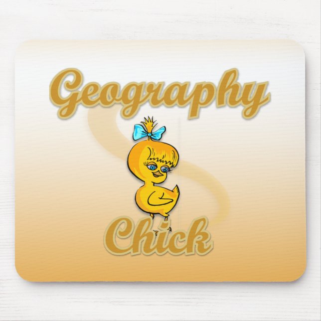 Alfombrilla De Ratón Pollo geográfico (Frente)