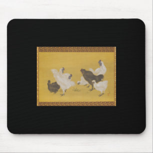 Alfombrilla De Ratón Pollo Silkie Diseño Artístico Sedoso 