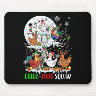 Alfombrilla De Ratón Pollos del grupo Santa Elf de la brigada de navida
