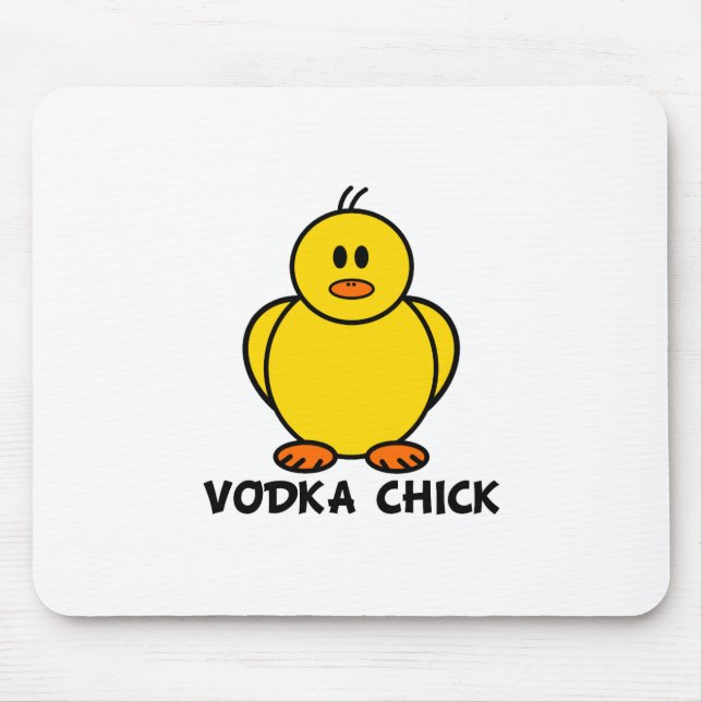 Alfombrilla De Ratón Polluelo de la vodka (Frente)